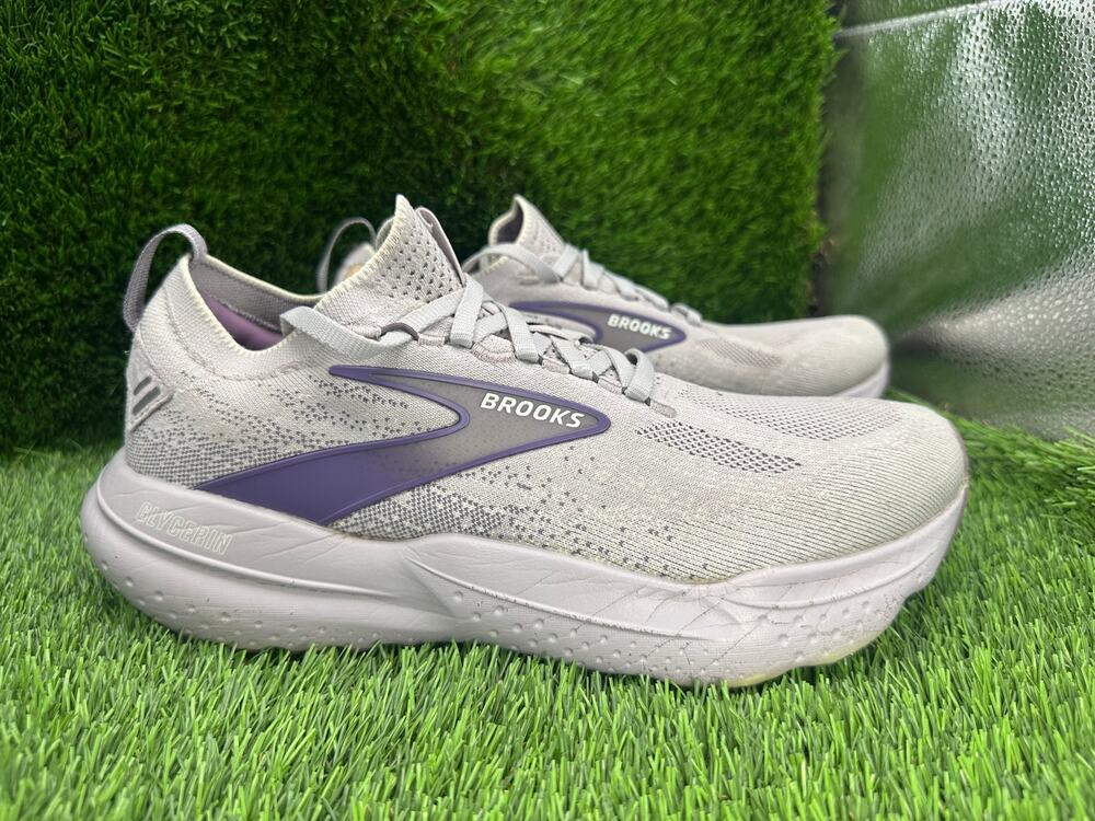 Brooks Glycerin Stealthfit 21 1204101B532 Athletic Sneaker Womens 9.5B Gray Knit